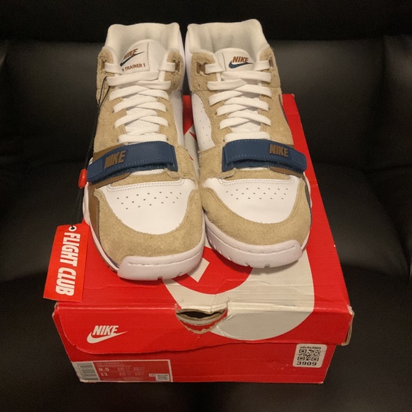 Nike Air Trainer 1 Bo Jackson Size 9.5 Limestone and Valerian Blue - Picture 4 of 8